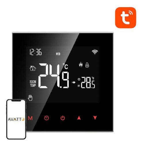 Pametni termostat za ogrevanje vode Avatto ZWT100 3A Zigbee Tuya