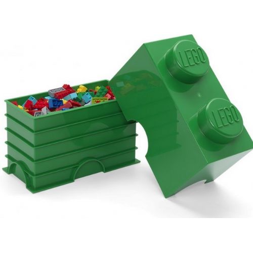 Lego®: Škatla za shranjevanja z gradnikom 2- Zelena (40021734)
