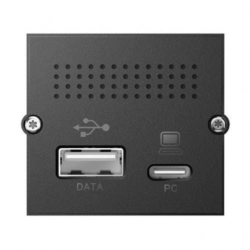 BACHMANN modul replikatorja vrat 2x USB, RJ45, Mini DisplayPort, USB-C, PowerDelivery 100W