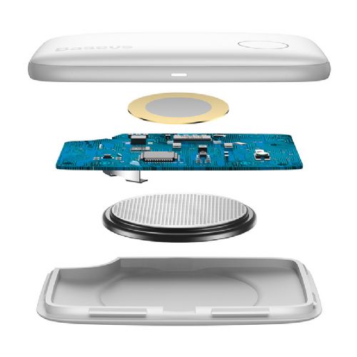 Inteligentni mini Bluetooth lokator Baseus T2, bela