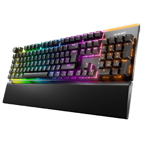 Tipkovnica BE QUIET! Light Mount Silent tactile UK RGB (BT004UK) mehanska gaming črna