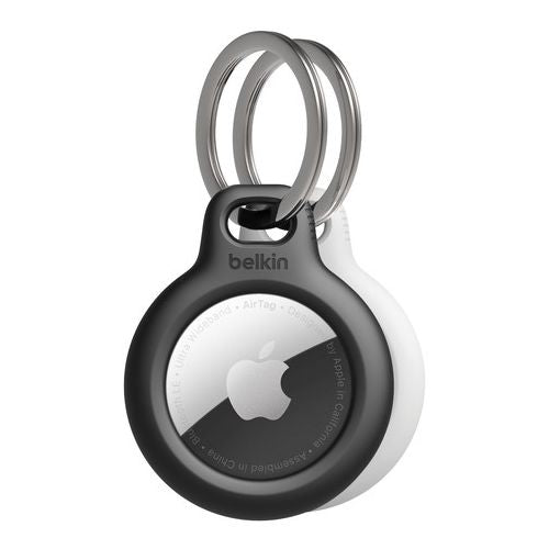 Varnostno držalo Belkin, za Apple AirTag, 2 kosa, črno-belo