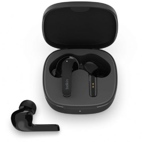 Belkin SOUNDFORM Flow In-Ear slušalke z odpravljanjem hrupa, črne