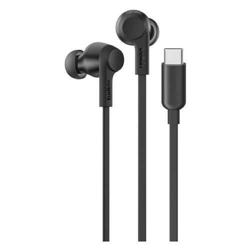 Belkin SoundForm slušalke v ušesih ANC USB-C kabel črne barve G3H0003hqBK