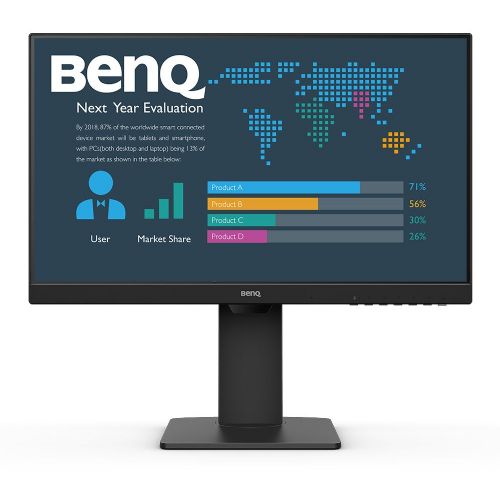 Monitor BenQ BL2486TC 60,5 cm (23,8"), 1920 x 1080 FHD, 16:9, IPS, 250 cd/m2, 5 ms, crni