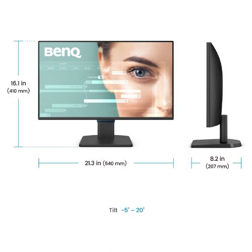 Monitor BenQ GW2490C 23,8", IPS, Full HD, 144 Hz, USB-C, tehnologija Eye-Care