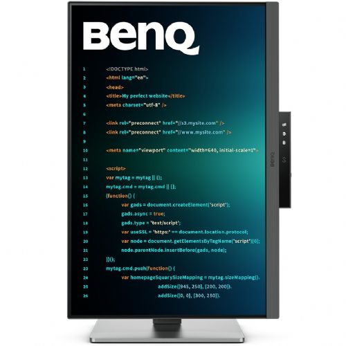 Monitor BenQ RD240Q, 61,2 cm (24,1"), 2560 x 1600 WQXGA, 16:10, IPS, 300cd/m2, 5ms, črna