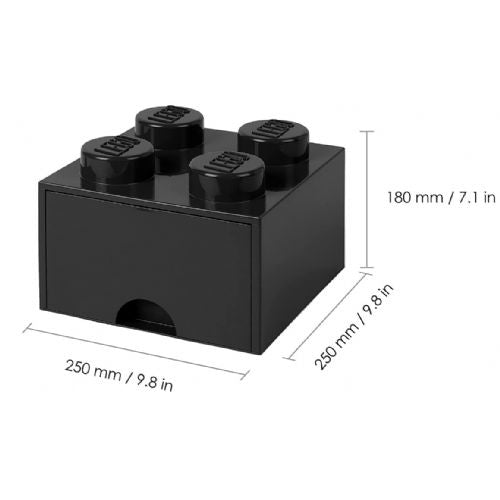 Lego®: Kutija za pohranu s blokom 4 - crna (40051733)