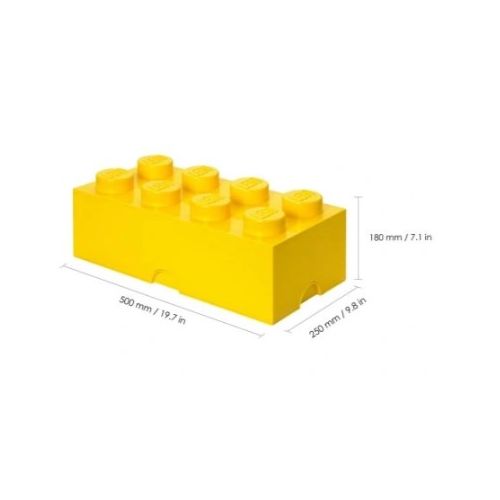 Lego®: Škatla za shranjevanje z gradnikom 8 - rumena (40041732)