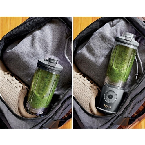 Blender Ninja Cordless Smoothie Maker Blast Max BC251EUGY (siv, na baterije, 570 ml skodelica)