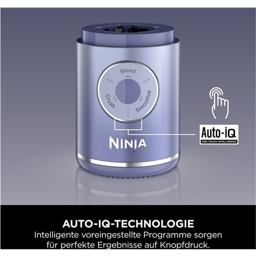 Blender Ninja Cordless Smoothie Maker Blast Max BC251EULD (sivka, na baterije, 570 ml skodelica)