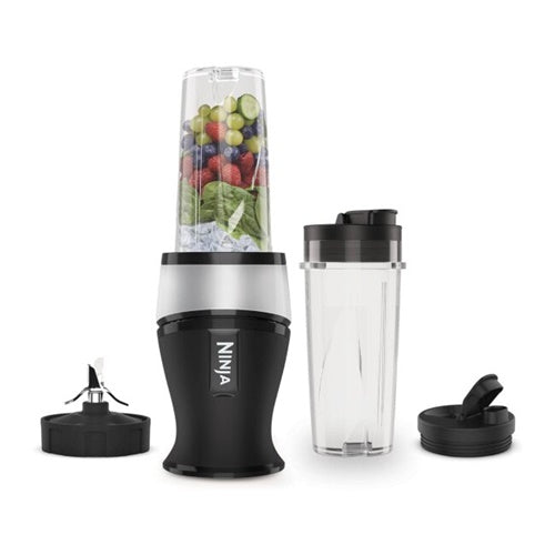 Blender za pripravo smoothijev Ninja QB3001EUS, 700 W, posoda 0,47 l, črno-srebrne barve