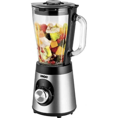 Unold Noble blender, 2 brzine, 1,5 l, staklena posuda, nehrđajući čelik/crna