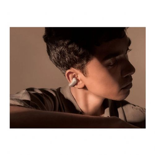 Slušalke Bose Ultra Open Earbuds prave brezžične, Bluetooth 5.3, vgrajen mikrofon, USB-C, bež