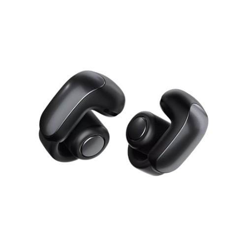 Slušalke Bose Ultra Open Earbuds brezžične, odprta zasnova, črne, dolga avtonomija, vgrajen mikrofon