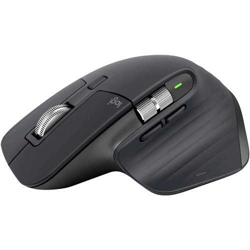 Brezžična miška Logitech MX Master 3S, brezžična, bluetooth, tiha, grafitna