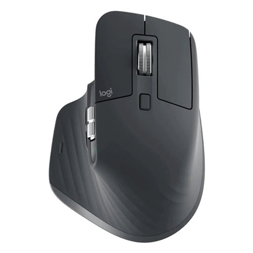 Brezžična miška Logitech MX Master 3S, brezžična, bluetooth, tiha, grafitna