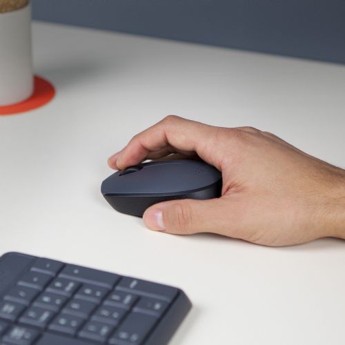 Brezžična miška Logitech M170 (siva, za levičarje in desničarje, PC/Mac)