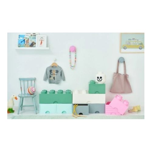 Lego®: Škatla za shranjevanje z gradnikom 8 - Siva (40041740)