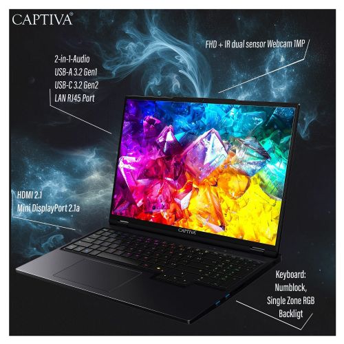 Captiva prenosnik Ultimate Gaming R95-061GE 64GB/2TB SSD RTX5090 Win 11