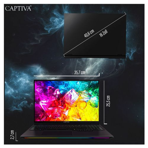 Captiva prenosnik Ultimate Gaming R95-061GE 64GB/2TB SSD RTX5090 Win 11