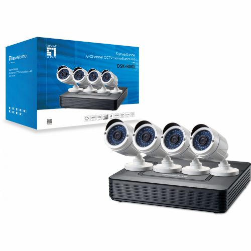 IP kamera CCTV 8-kanalna Fix Out H.264 IR 4xCam uklj.