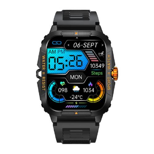 Pametni sat Colmi P76 (crni i narančasti)