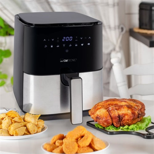 Cvrtnik Clatronic FR 3782 H, 5L, 1450W, črna/nerjaveče jeklo