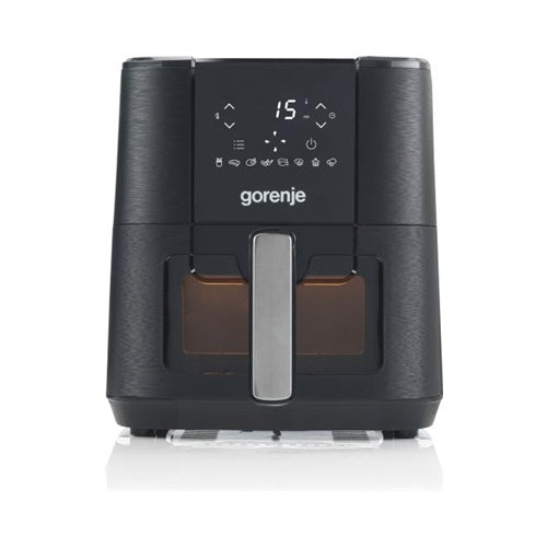 Cvrtnik na vroč zrak Gorenje AF1350DWB, 1350 W, za 5.4 L, črna