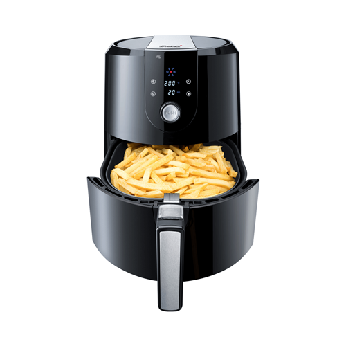 Cvrtnik na vroč zrak Steba HF 5000 XL (črna/nerjaveče jeklo, 1800 W, 5,2-litrska košara, ločljiva)