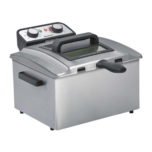 Cvrtnik Steba DF 300 nerjaveče jeklo, 3000 W, 5 l, nastavljiv termostat, hladno območje