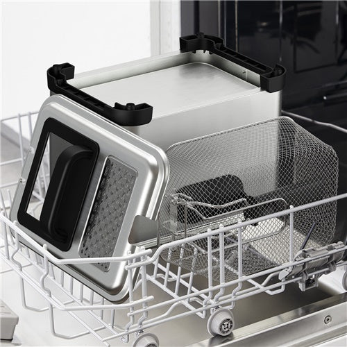 Cvrtnik Tefal FR507D Family Pro Digital, 2400W, za 4 L, nerjaveče jeklo/črna