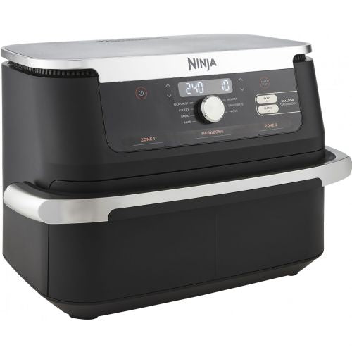 Ninja Foodi FlexDrawer AF500EU Air Fryer, 2470 W, for 10.4 l (2 x 5.2 l), black/stainless steel