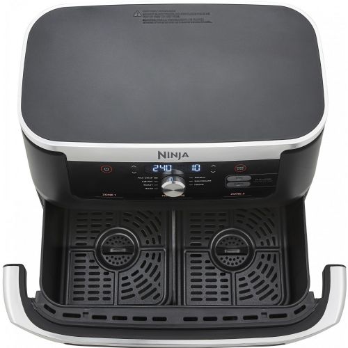 Ninja Foodi FlexDrawer AF500EU Air Fryer, 2470 W, for 10.4 l (2 x 5.2 l), black/stainless steel