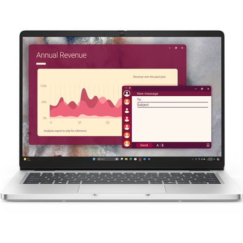 Prenosnik Dell Pro 14 PC14250 Intel Ultra 7-255U/16GB/SSD 512GB NVMe/35,56 cm (14") FHD+/Integrated WLAN + BT/Backlit/Win11Pro