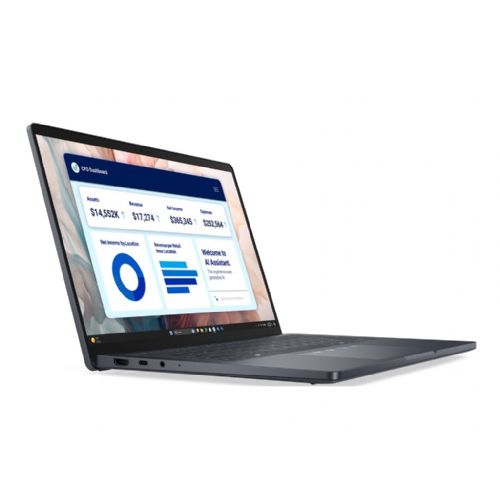 Prijenosno računalo Dell Pro 14 Premium PA14250 Intel Ultra 7-266V/16GB/SSD 512GB NVMe/35.56 cm (14") FHD+/FPR crna boja/Win11Pro, siva