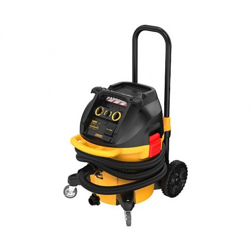Industrijski sesalnik za mokro in suho čiščenje DEWALT DWV905H-QS H-razred, 38 V, 18.4 L za vodo, 75 l/s pretok zraka, rumena/črna