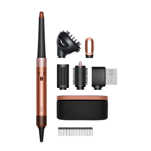 Oblikovalec las Dyson Airwrap HS08 ID Curly + Coily, Amber Silk, darilna izdaja