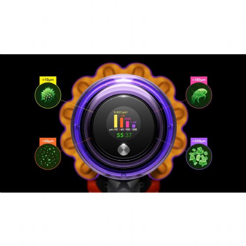 Dyson V15 Detect Absolute - Staubsauger - Nikelj/rumena