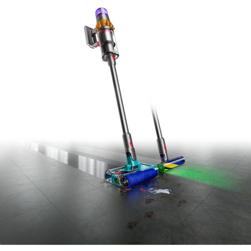 Dyson V15s Detect podvodni sesalnik za mokro in suho sesanje (nikelj/moder)