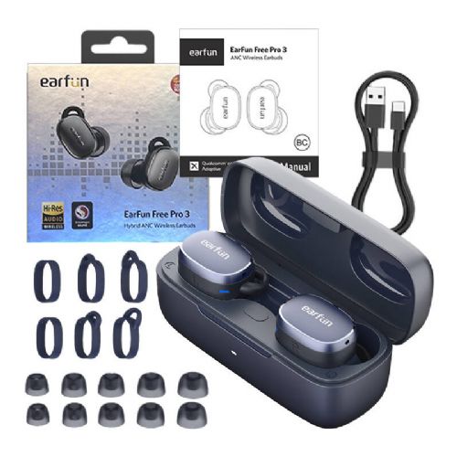 EarFun Free Pro 3 TWS slušalice, ANC (plave)
