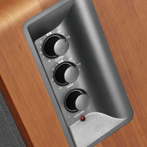 Zvočniki Edifier Studio R1280Ts, 2.0, les/srebrna