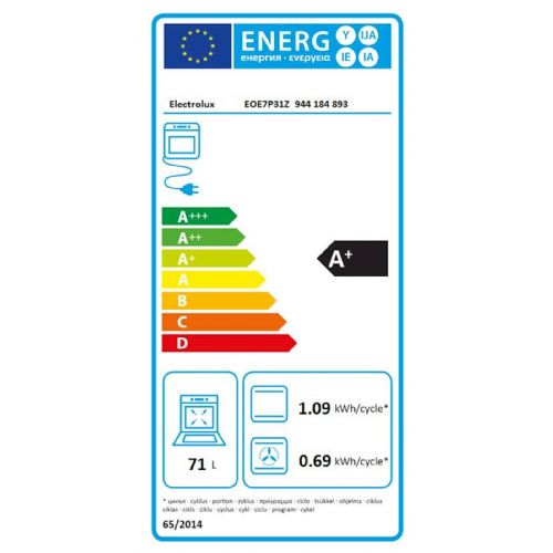Vgradna pečica Electrolux EOE7P31Z piroliza