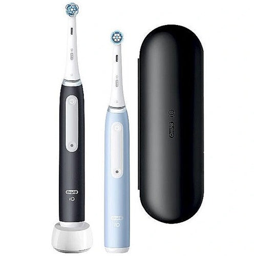 Električna zobna ščetka Oral-B iO Series 3N Duo, 2 kosa, črna in modra