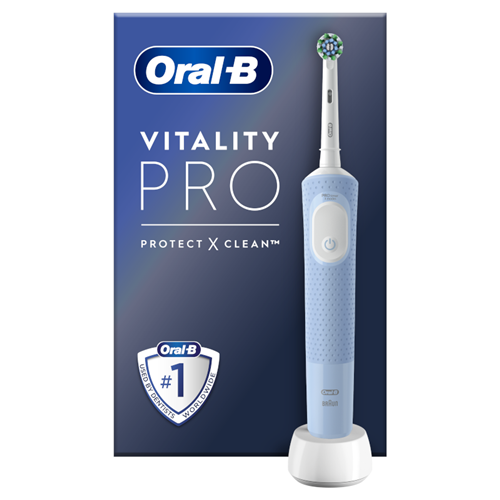 Oral-B Vitality Pro D103 električna četkica za zube, punjiva litij-ionska baterija, timer, svijetloplava