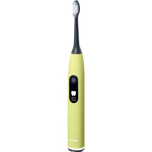 Električna zobna ščetka Beurer SC 50 Splashy Lemon Green Planet ustna nega (rumena, vključno z 2 nastavkoma ščetke)