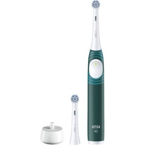 Električna zobna ščetka Oral-B iO Series 2 s potovalnim etuijem (temno zelena/bela)