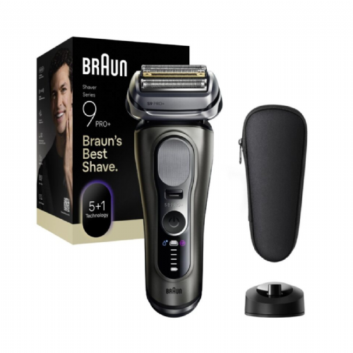Električni brivnik Braun Series 9 PRO+ 9615s, 5+1 sistem, ProLift rezilo, SensoAdapt, 60 min delovanja, grafit
