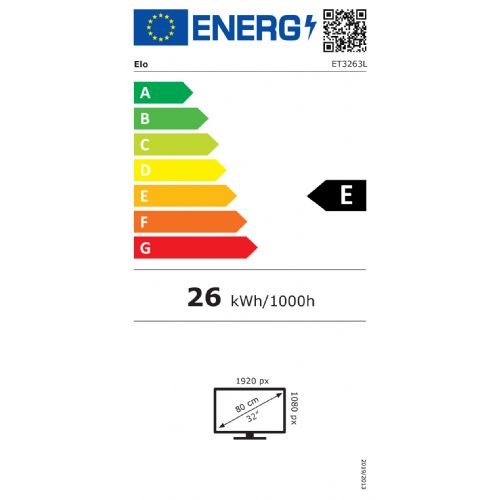 Elo Touch Solutions Elo 3263L - LED monitor - 81,3 cm (32 palcev) (vidna stran 31,5 palcev)