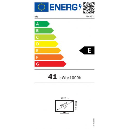 Elo Touch Solutions Elo 4363L - LED-monitor - 109,2 cm (43) (42,5-palčni)